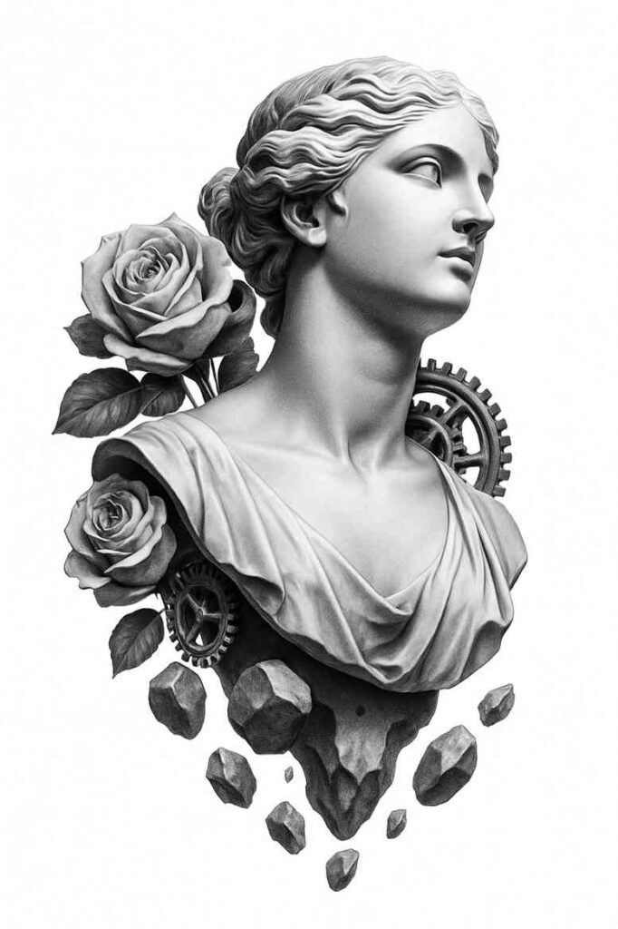 neotraditional-vivid-gradients – tattoo design ideas free ai generated – undefined – for-lower-arm – Gallery: realistic-surrealistic-inkby-ai