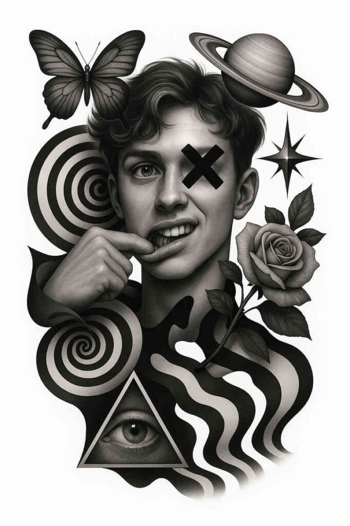 realism-depth-perception – tattoo design ideas free ai generated – undefined – for-upper-arm – Gallery: realistic-surrealistic-inkby-ai