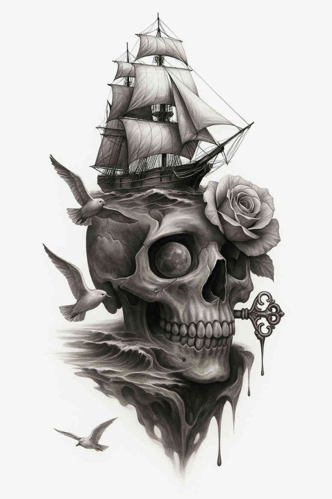 realism-dimensional-ink – tattoo design ideas free ai generated – undefined – for-hip – Gallery: realistic-surrealistic-inkby-ai