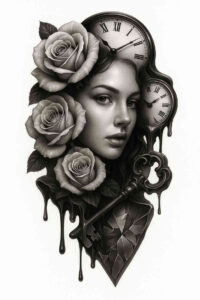realism-highlight-detail – tattoo design ideas free ai generated – undefined – for-nape – Gallery: realistic-surrealistic-inkby-ai