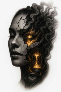 realism-illustrative-style – tattoo design ideas free ai generated – undefined – for-collarbone – Gallery: realistic-surrealistic-inkby-ai