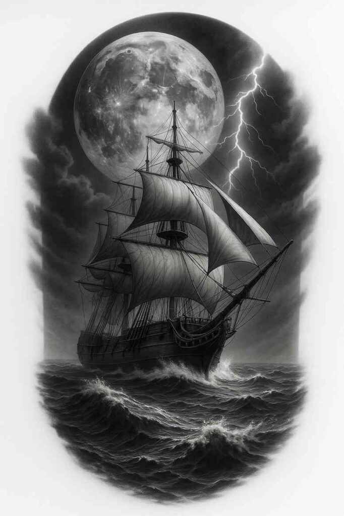 realism-inner-glow – tattoo design ideas free ai generated – undefined – for-lower-thigh – Gallery: realistic-surrealistic-inkby-ai