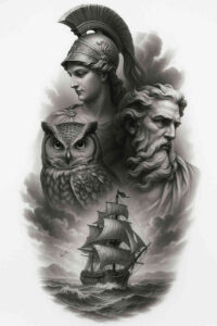 realism-light-play – tattoo design ideas free ai generated – undefined – for-lower-leg – Gallery: realistic-surrealistic-inkby-ai