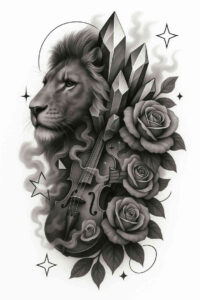 realism-natural-contrast – tattoo design ideas free ai generated – undefined – for-lower-chest – Gallery: realistic-surrealistic-inkby-ai