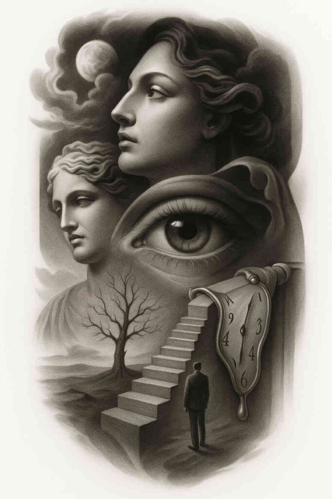 realism-photo-ink – tattoo design ideas free ai generated – undefined – for-forearm – Gallery: realistic-surrealistic-inkby-ai