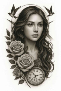 realism-photo-like-tattoo – tattoo design ideas free ai generated – undefined – for-temple – Gallery: realistic-surrealistic-inkby-ai