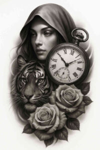 realism-realistic-color – tattoo design ideas free ai generated – undefined – for-thigh – Gallery: realistic-surrealistic-inkby-ai