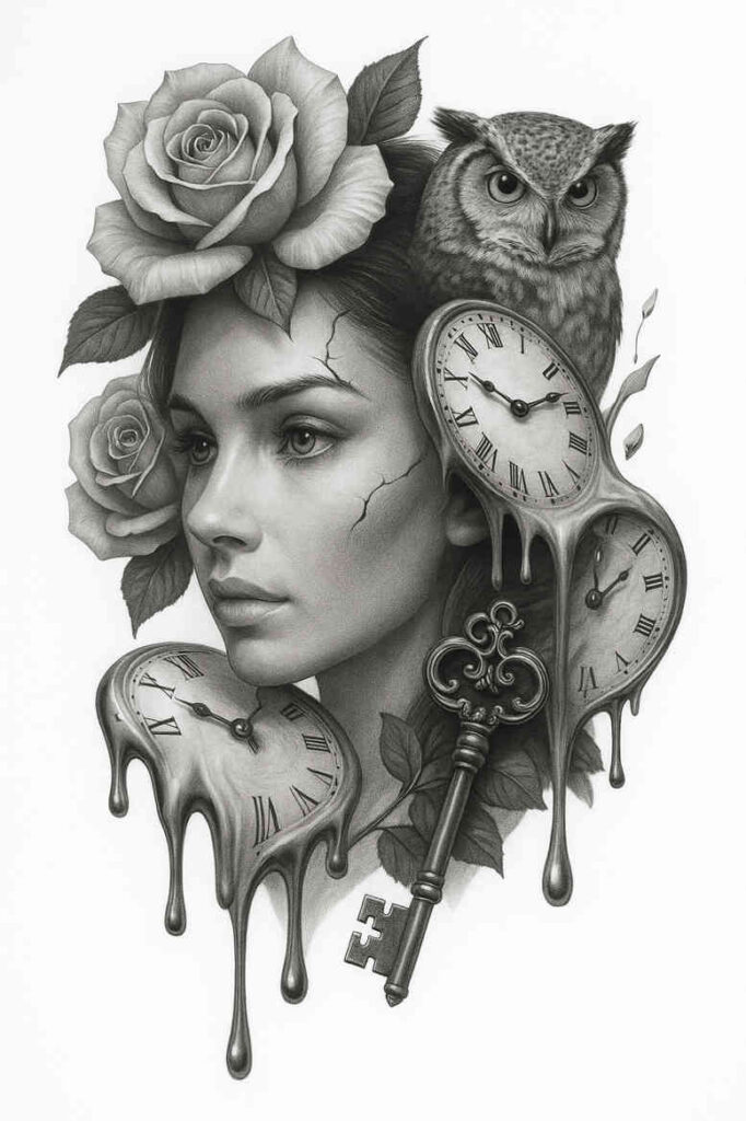 realism-realistic – tattoo design ideas free ai generated – undefined – for-sternum – Gallery: realistic-surrealistic-inkby-ai