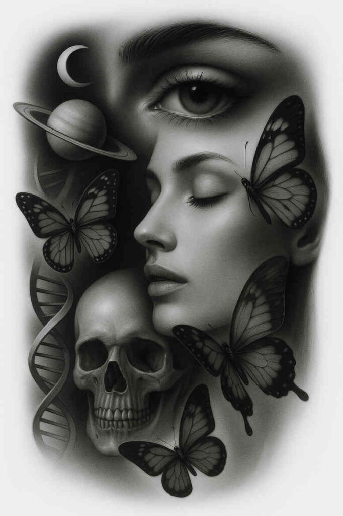 realism-realistic-perspective – tattoo design ideas free ai generated – undefined – for-biceps – Gallery: realistic-surrealistic-inkby-ai