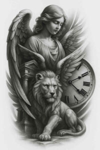 realism-soft-transitions – tattoo design ideas free ai generated – undefined – for-lower-back – Gallery: realistic-surrealistic-inkby-ai