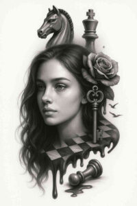 realism-transparent-layer – tattoo design ideas free ai generated – undefined – for-lower-leg – Gallery: realistic-surrealistic-inkby-ai