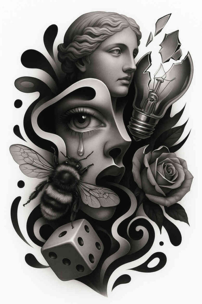 realism-true-to-life – tattoo design ideas free ai generated – undefined – for-ankle – Gallery: realistic-surrealistic-inkby-ai