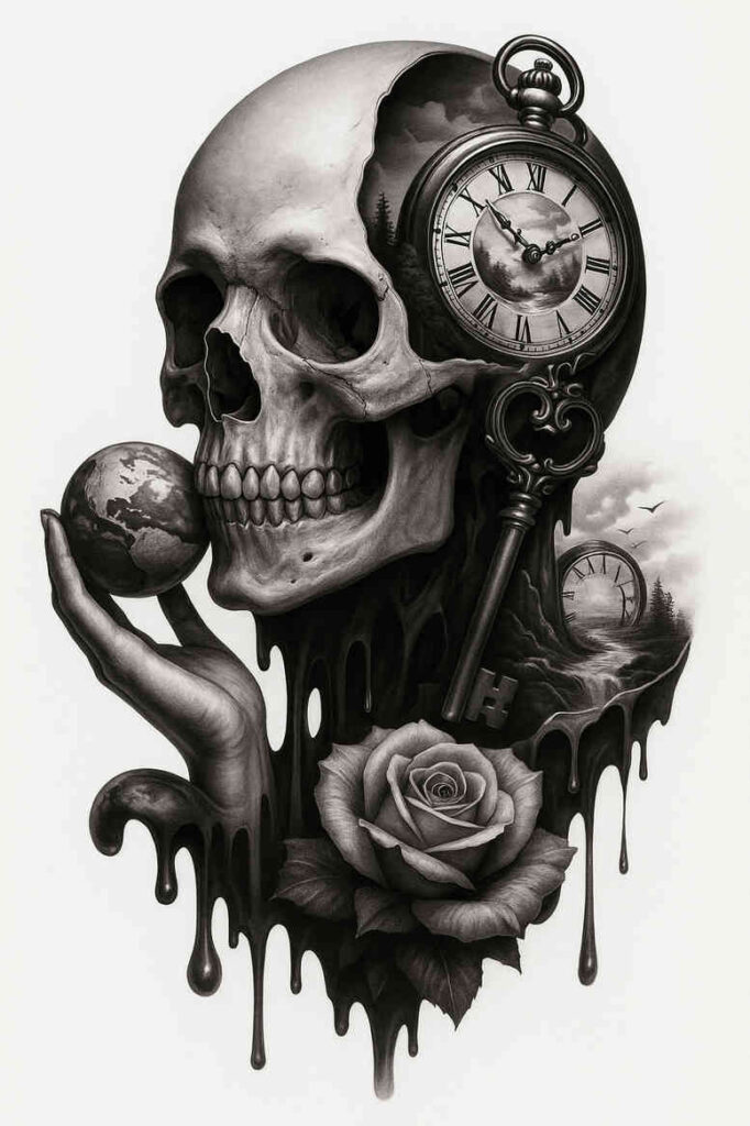 realism-visual-accuracy – tattoo design ideas free ai generated – undefined – for-wrist – Gallery: realistic-surrealistic-inkby-ai