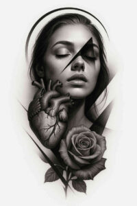 surrealism-chromatic-aberration – tattoo design ideas free ai generated – undefined – for-elbow – Gallery: realistic-surrealistic-inkby-ai