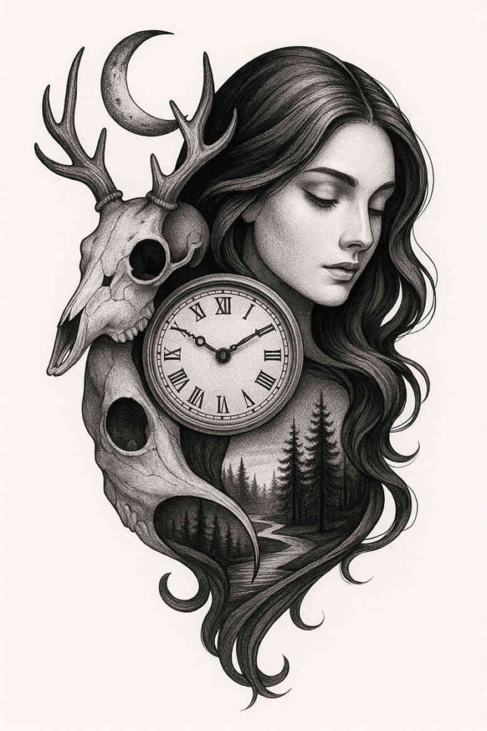 surrealism-enigmatic-aura – tattoo design ideas free ai generated – undefined – for-hand – Gallery: realistic-surrealistic-inkby-ai