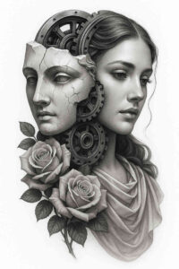 surrealism-ethereal – tattoo design ideas free ai generated – undefined – for-temple – Gallery: realistic-surrealistic-inkby-ai