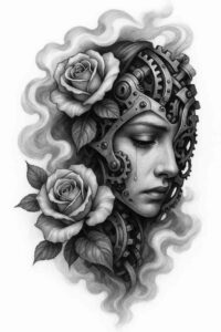 surrealism-melted-shapes – tattoo design ideas free ai generated – undefined – for-heel – Gallery: realistic-surrealistic-inkby-ai