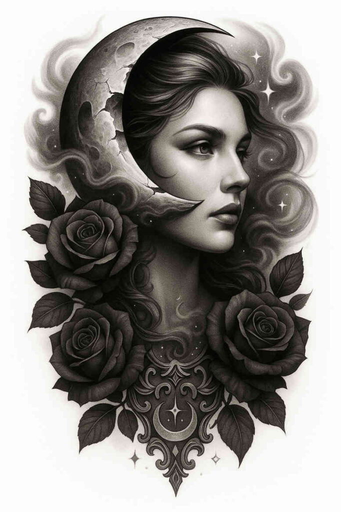 surrealism-morphic-transformation – tattoo design ideas free ai generated – undefined – for-collarbone – Gallery: realistic-surrealistic-inkby-ai