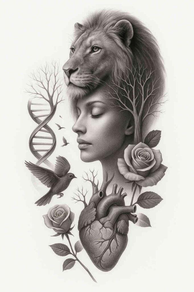 surrealism-phantom – tattoo design ideas free ai generated – undefined – for-upper-back – Gallery: realistic-surrealistic-inkby-ai