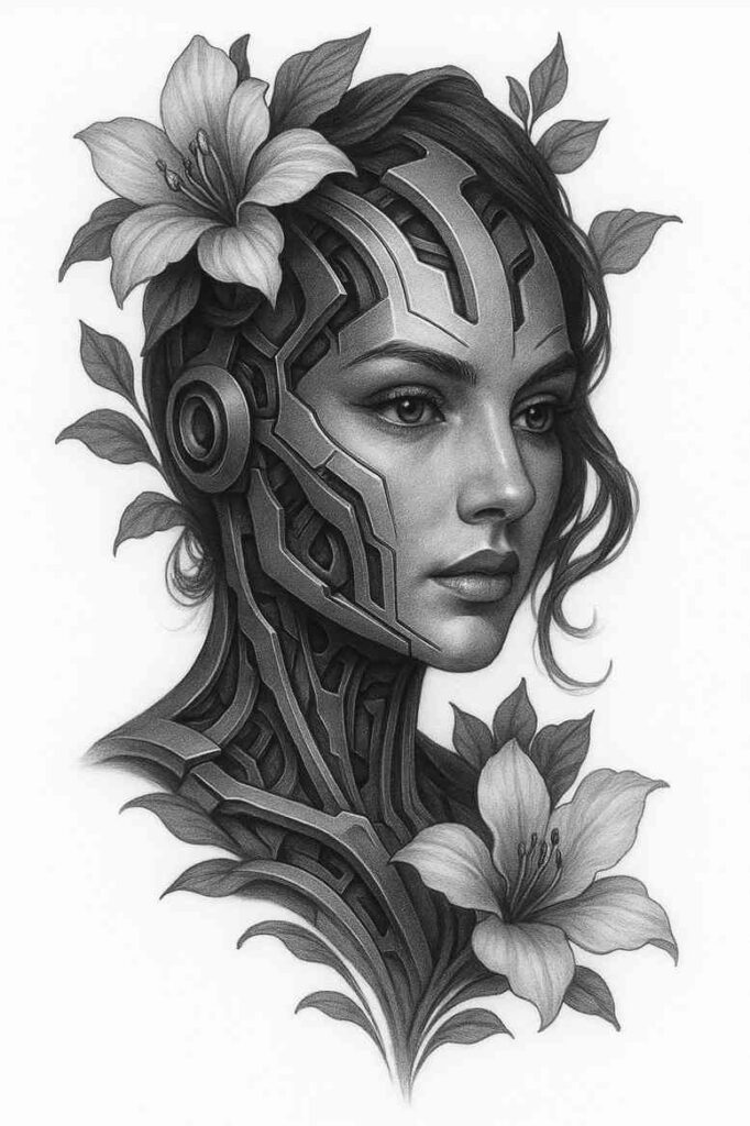 surrealism-psychedelic – tattoo design ideas free ai generated – undefined – for-stomach – Gallery: realistic-surrealistic-inkby-ai