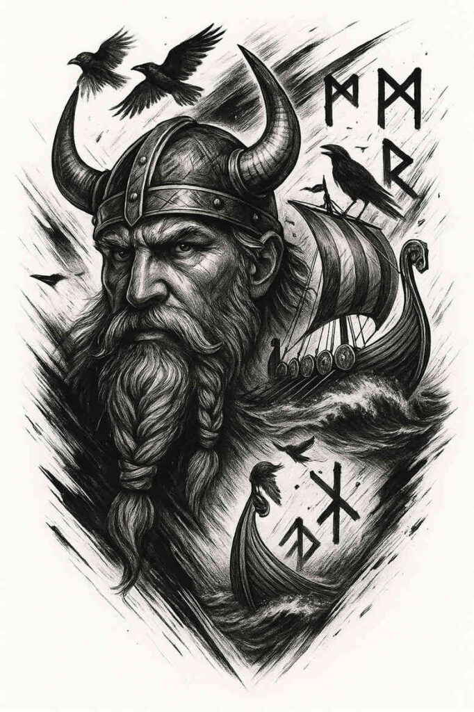 surrealism-symbolism – tattoo design ideas free ai generated – undefined – for-lower-leg – Gallery: realistic-surrealistic-inkby-ai