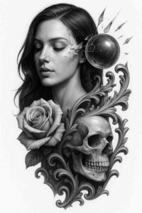 surrealism-unreal – tattoo design ideas free ai generated – undefined – for-lower-arm – Gallery: realistic-surrealistic-inkby-ai