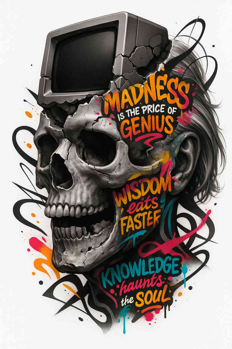 realistic-surrealistic tattoo design ideas moist effect metallic for shoulder blade