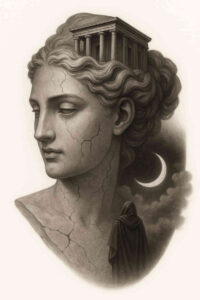 realistic-surrealistic tattoo design ideas organic structure monochrome shows endurance