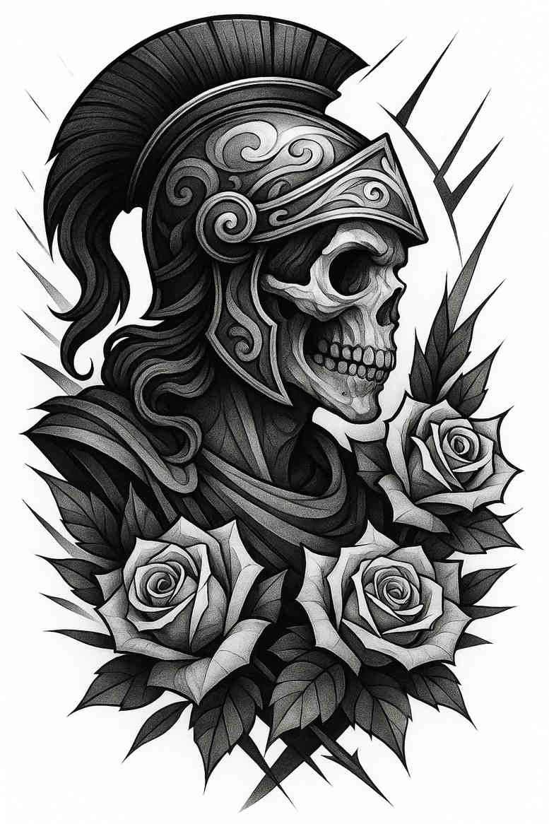 realistic-surrealistic tattoo design ideas naturalistic ultra-detailed symbolising strength