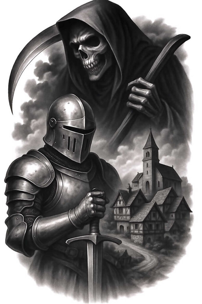 warriors tattoo design ideas Surrealism bizarre armor shape for collarbone
