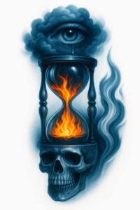 watches-hourglass tattoo design ideas Realism skin realism fleeting moments stands for endurance