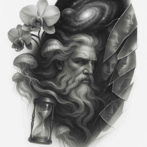 wolves tattoo design ideas gentle shadow forest spirit for sternum