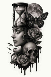 wolves tattoo design ideas sharp-focus wilderness call for lower chest
