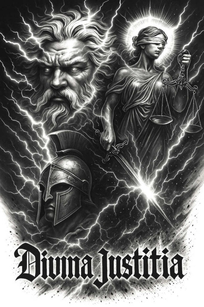 zeus tattoo design ideas Surrealism metaphysical sky ruler symbolising perseverance