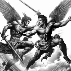 angel – tattoo design ideas free ai generated – hypnotic – for-arm – Gallery: angel-inkby-ai