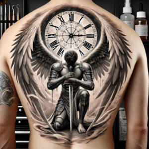 angel – tattoo design ideas free ai generated – mandala – for-arm – Gallery: angel-inkby-ai