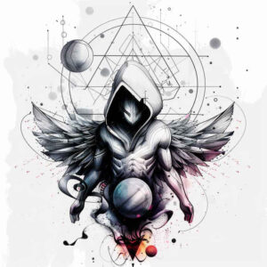 angel – tattoo design ideas free ai generated – mandala – for-arm – Gallery: angel-inkby-ai