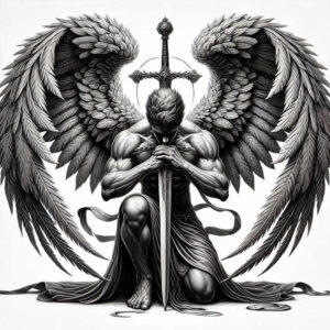 angel – tattoo design ideas free ai generated – mandala – for-arm – Gallery: angel-inkby-ai
