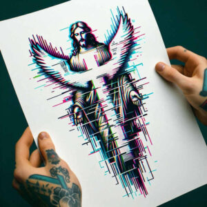 angel – tattoo design ideas free ai generated – mandala – for-arm – Gallery: angel-inkby-ai