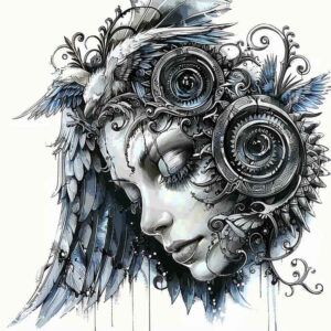 angel – tattoo design ideas free ai generated – mandala – for-arm – Gallery: angel-inkby-ai