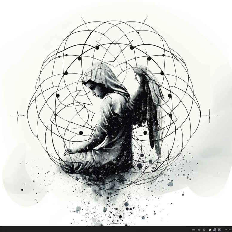 angel – tattoo design ideas free ai generated – mandala – for-arm – Gallery: angel-inkby-ai