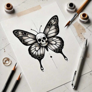 angel – tattoo design ideas free ai generated – realism-clean-whites – for-wrist-side – Gallery: angel-inkby-ai