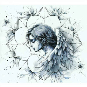 angel – tattoo design ideas free ai generated – realism-photo-realistic – for-arm – Gallery: angel-inkby-ai
