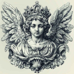 angel – tattoo design ideas free ai generated – realism-photo-realistic – for-arm – Gallery: angel-inkby-ai