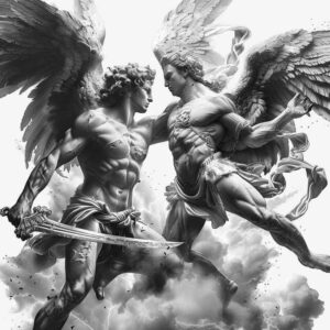 angel – tattoo design ideas free ai generated – realism-photo-realistic – for-arm – Gallery: angel-inkby-ai