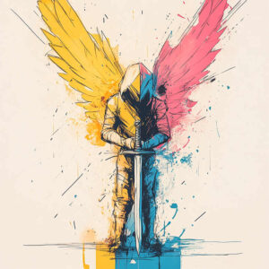 angel – tattoo design ideas free ai generated – surrealism-unreal – for-arm – Gallery: angel-inkby-ai