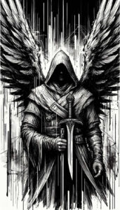 angel-of-faith – tattoo design ideas free ai generated – neotraditional-layered-inks – for-biceps – Gallery: angel-inkby-ai
