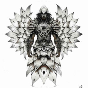 angel-of-forgiveness – tattoo design ideas free ai generated – realism-organic-structure – for-arm – Gallery: angel-inkby-ai