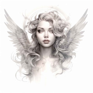 angel-of-hope – tattoo design ideas free ai generated – realism-lifelike – for-side – Gallery: angel-inkby-ai