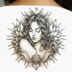 angel-of-hope – tattoo design ideas free ai generated – surrealism-distorted-perspective – for-side – Gallery: angel-inkby-ai